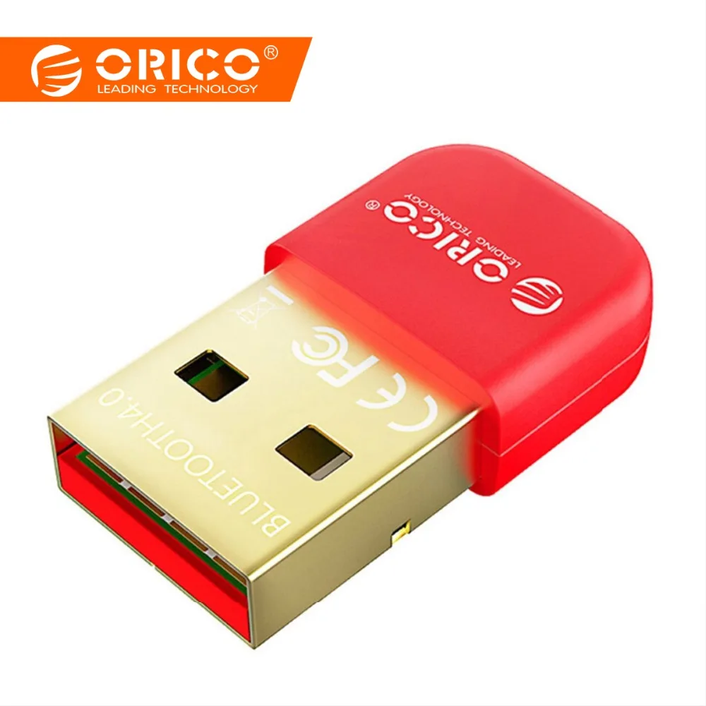 ORICO мини беспроводной USB Bluetooth 4,0 адаптер для портативных ПК Bluetooth заглушка передатчика адаптер Музыка Звуковой приемник - изображение