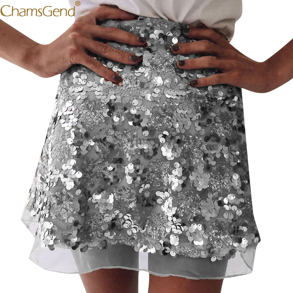 

Bodycon Sequins Evening skirts womens elastic summer skirts womens skirts womens plus size Ladies Casual Short Mini Mar