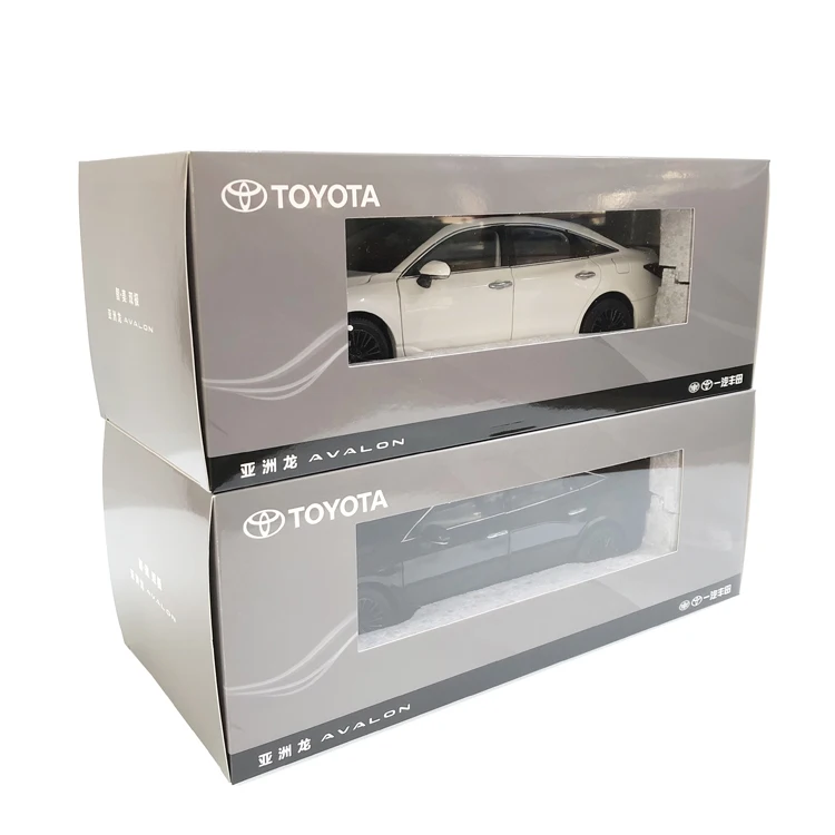 Модель литая автомобиля 1:18 для Toyota Avalon 2019 белый седан игрушечный автомобиль из