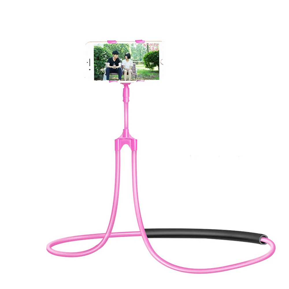 Universal Neck Hanging Phone Holder Lazy Hanging Neck Phone Stand Mount Necklace Support Bracket Holder Stand#LR1