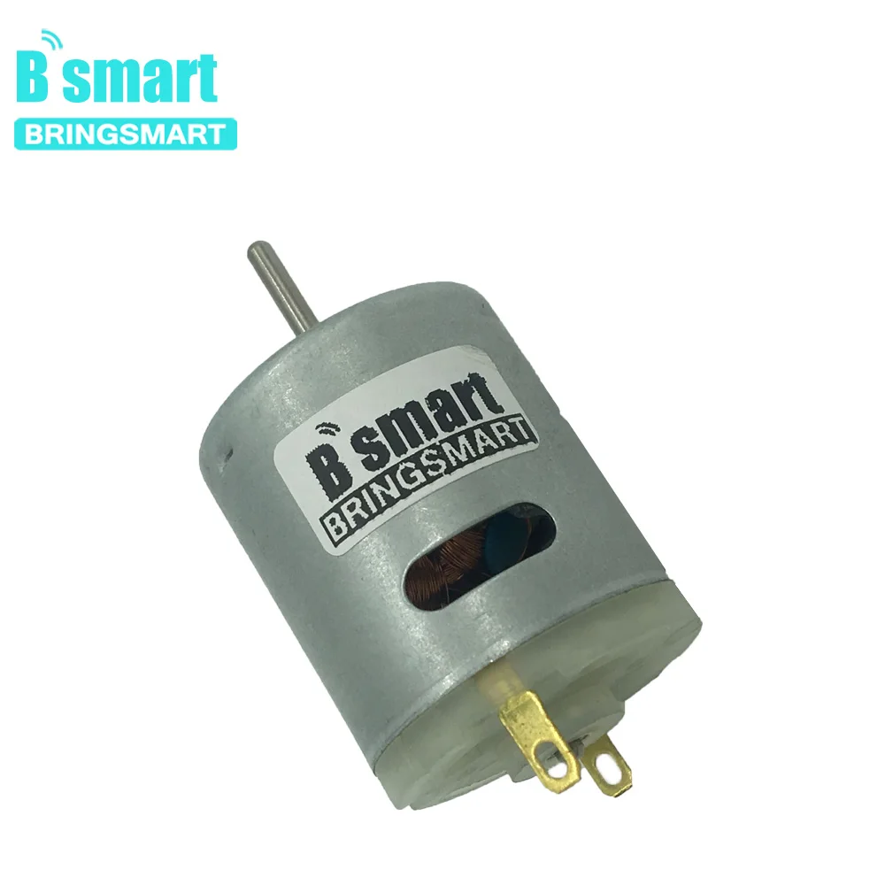 BringSmart RS 360 365 небольший электродвигатель 5000-19400 r/мин 12v 18v 24v высокое Скорость DC мотор для фена для волос двигателя