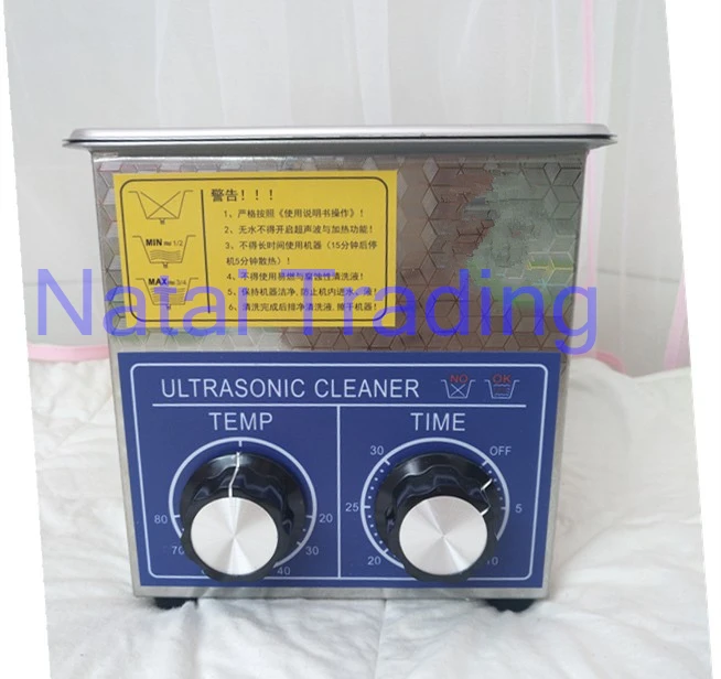 ultrasonic cleaner stainless steel 80W 2L diesel injector cleaning