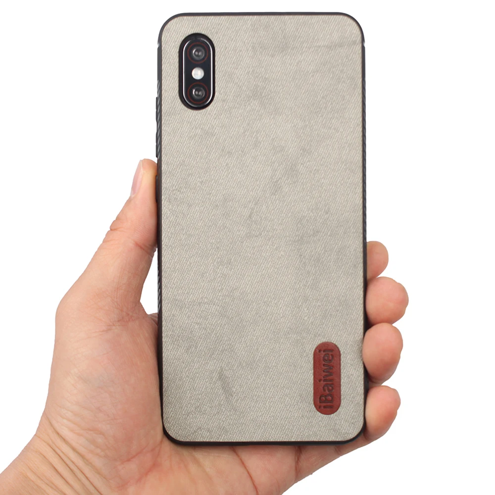 Чехол для Xiaomi Mi 8 Explorer высокое качество модная парусиновая ткань защита от