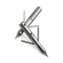 3 шт. Стрельба Из Лука Bowfishing Broadhead Охота 2 фиксированное лезвие из нержавеющей стали рыболовные стрелы Щепка для OD 8 мм стрела вала