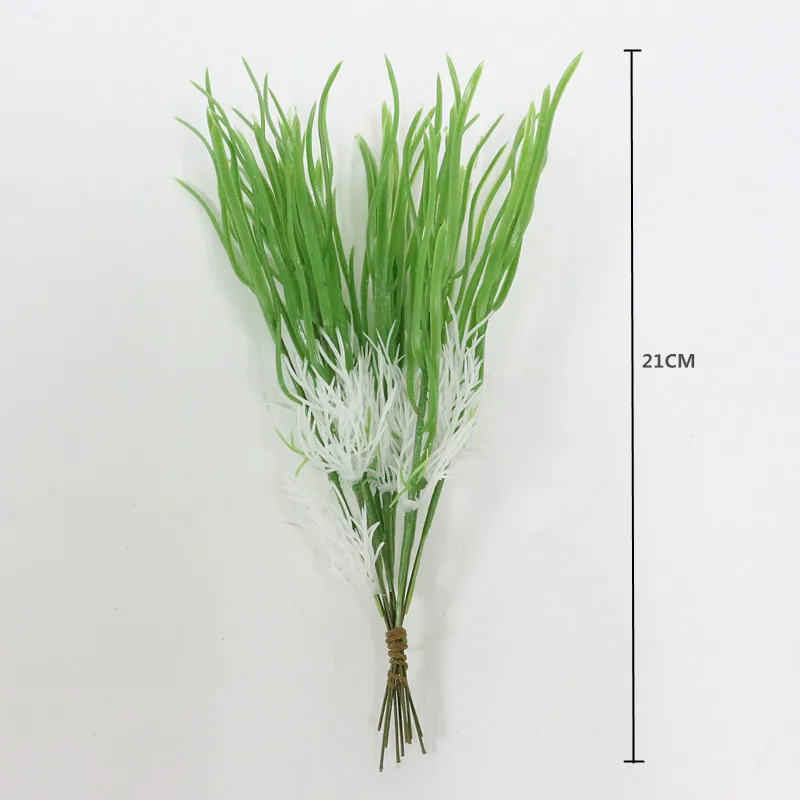 Flone Mini Artificial Plastic Plant Simulation Little Sapling Fake Plant Flower Home Party Office Garden Decor Plant (12)