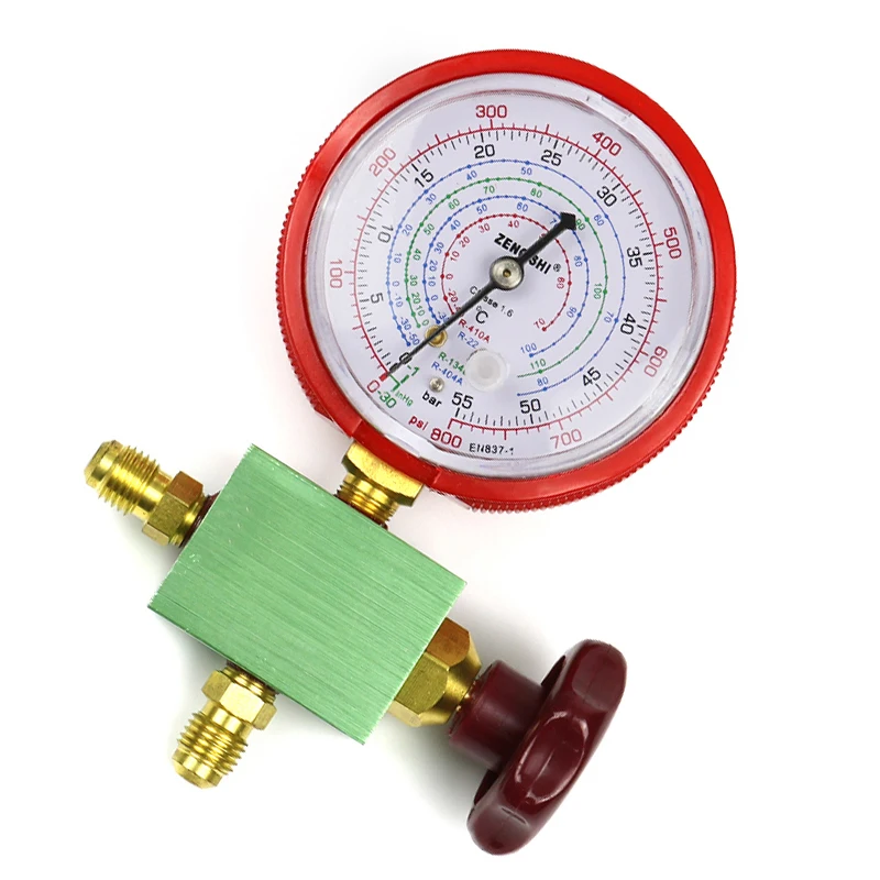1 個/2 個高品質 R134a R404a R22 R410a 圧力計バルブ A/C エアコン高 /低圧マニホールドゲージエアコン設置 AliExpress