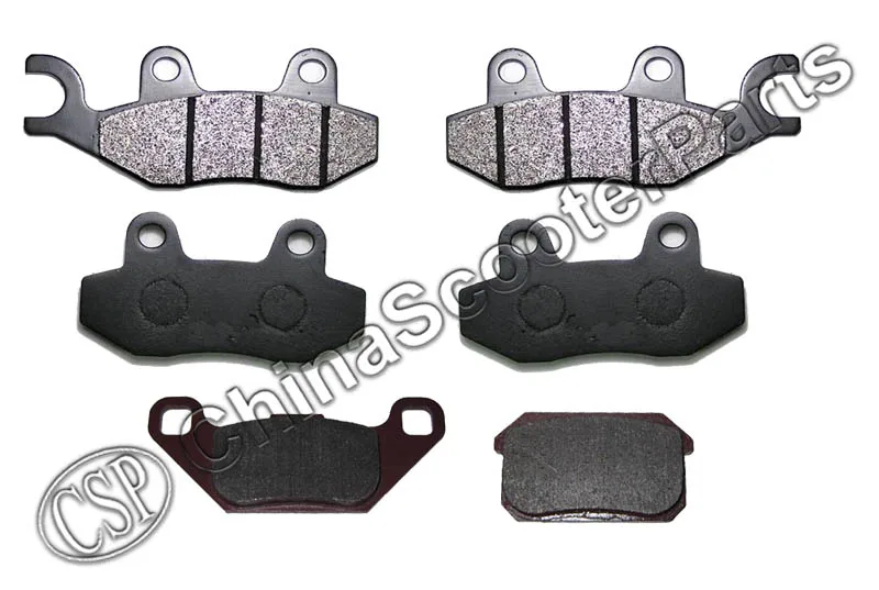 

3 Pairs Semi metallic Front Rear Brake Pad For KAZUMA STELS 500GT 500CC ATV UTV