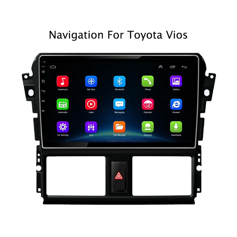 Perfect 10.1" 2G RAM 32G ROM Car DVD GPS Navigation For Toyota Vios 2014-2016 with Radio Head Unit,support 4G LTE 1