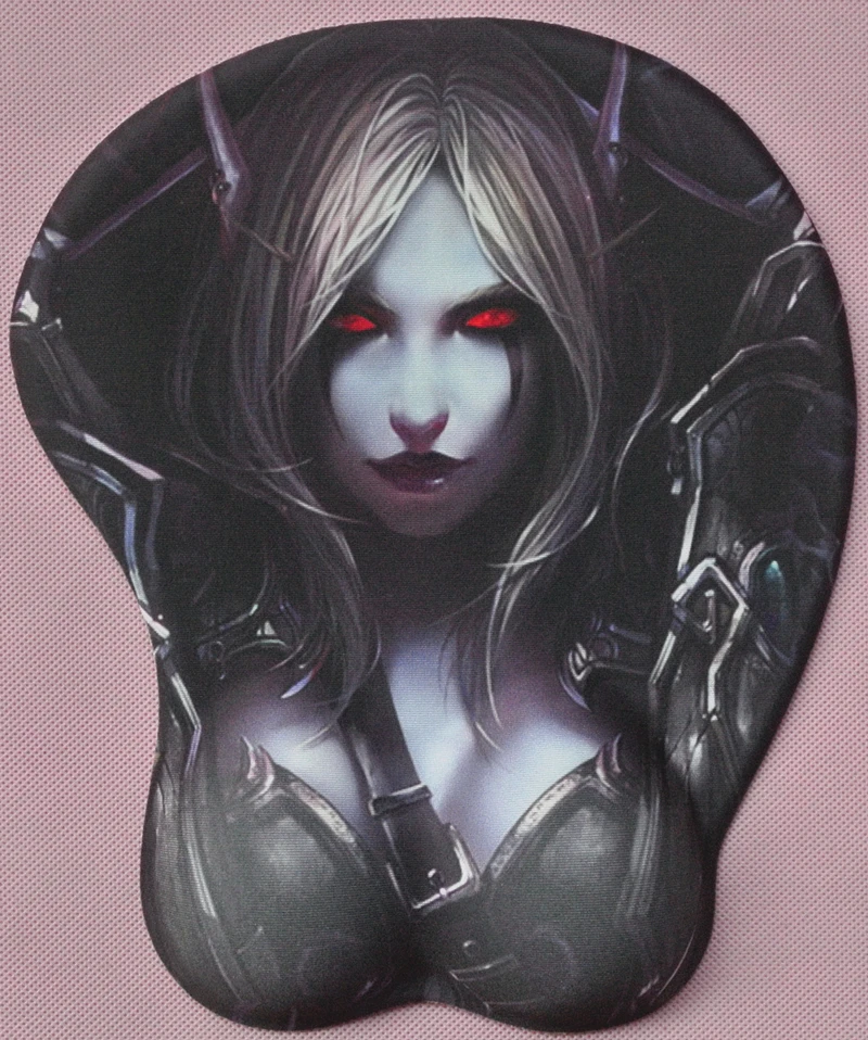 new version Japanese anime 3d mouse pad wristbands Cartoon Creative WOW mouse pad Chest