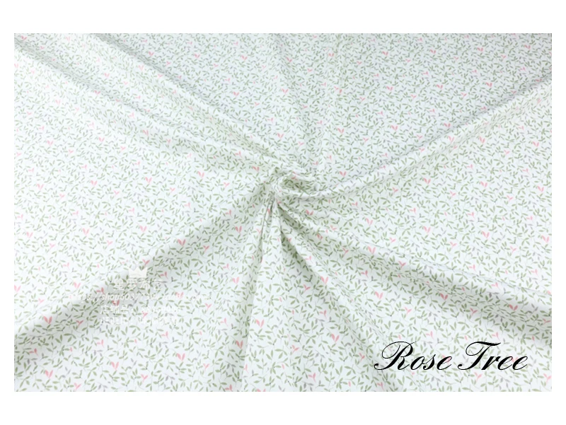Хлопчатобумажная ткань Лоскутная Ткань по метру одежда для мебели Атлас маленький цветочный 50*160 см D30
