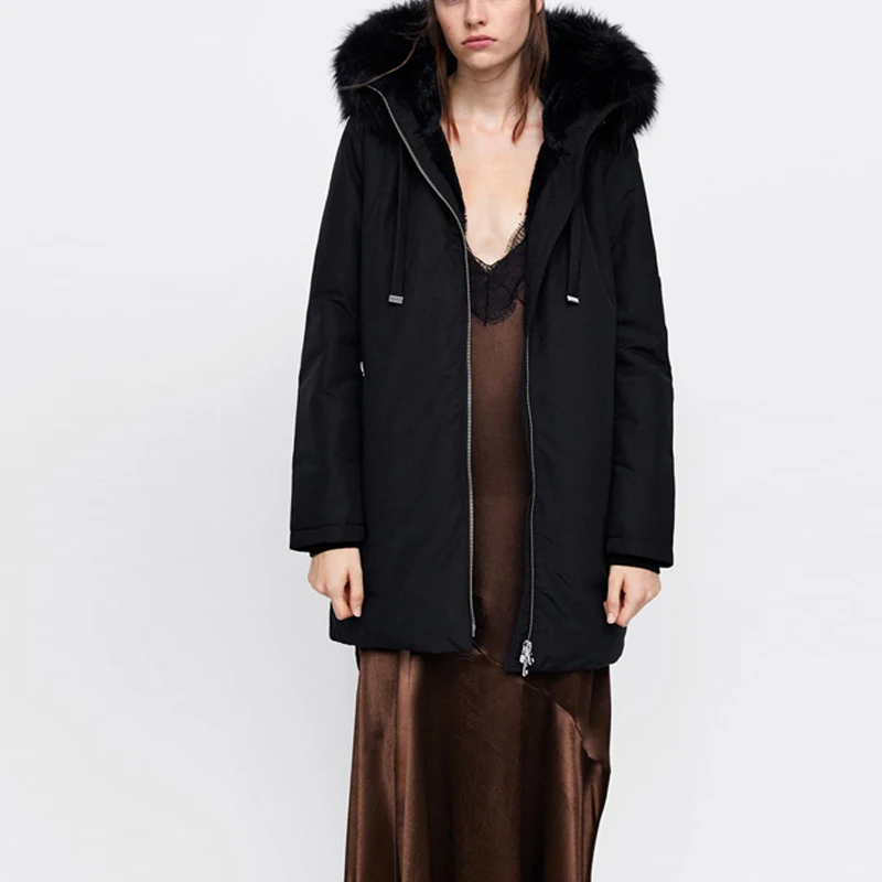 Col Manteau Épaissir D'hiver Jojx De Chaud Femmes Manteaux Taille Noir 2018 Plus Mince Veste Outwear La Green Parkas À Capuche army rouge Femelle Fourrure Parka 0xx8Aw