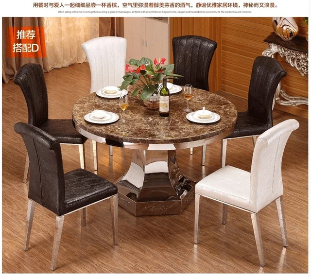 Recién llegado de mesa comedor set con mesa redonda y sillas de ... Recién llegado de mesa comedor set con mesa redonda y sillas de ...