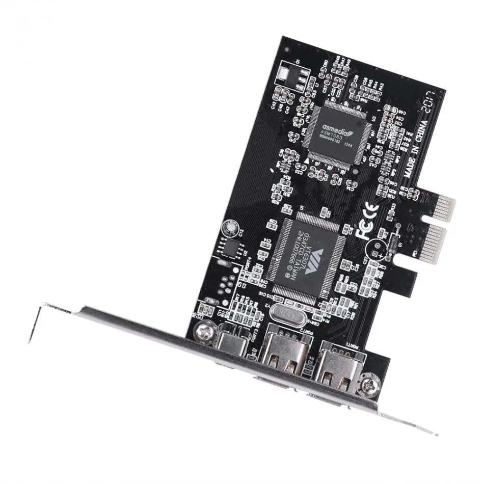 

PCI-E PCI Express FireWire 1394a IEEE 1394 Controller Card with Firewire Cable Computer Components