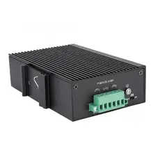 Новые 8-Порты и разъёмы RJ45 10/100 Мбит/с Защита осветительных приборов в железном корпусе Gigabit Ethernet сетевой промышленная распределительная черный