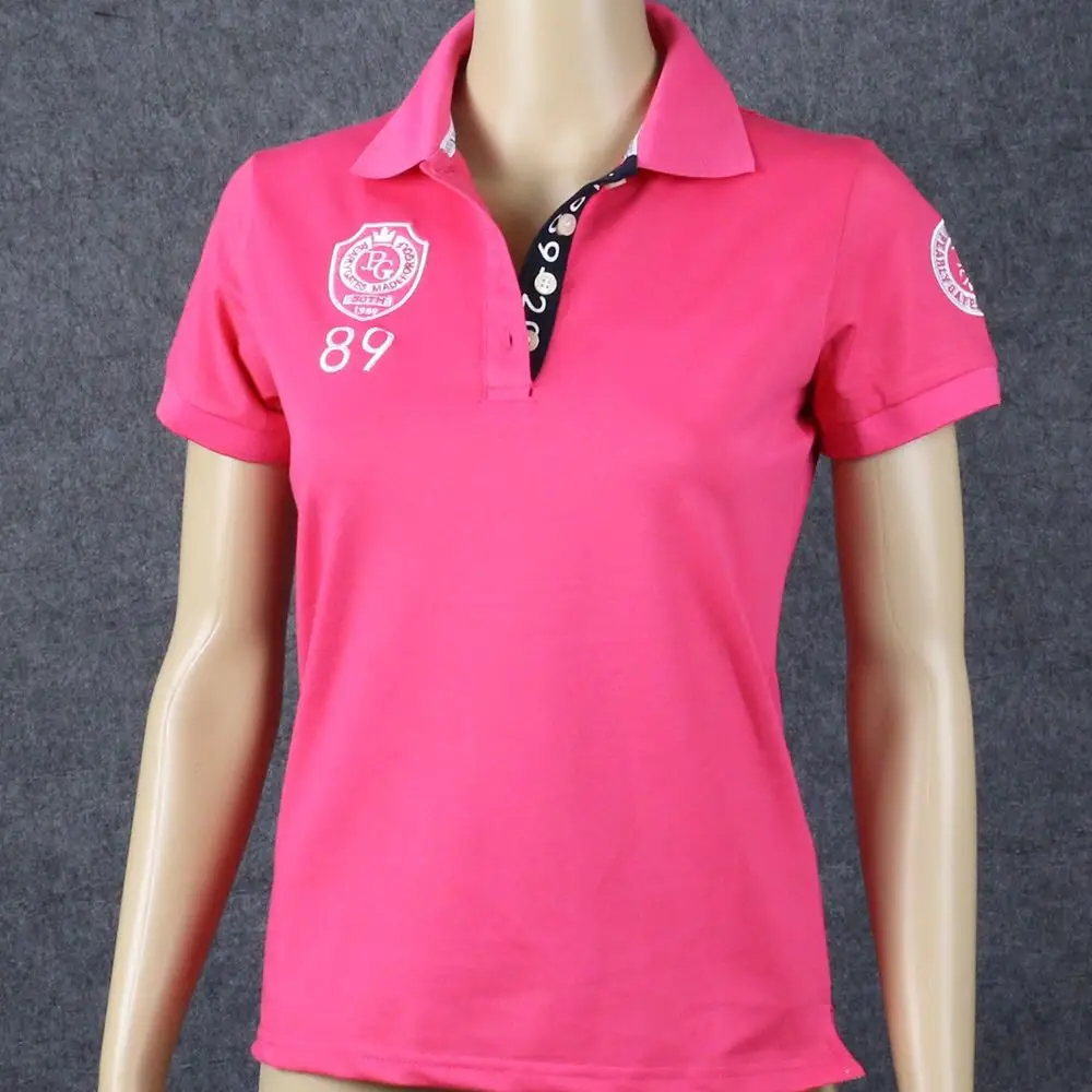 

New Golf Training T-Shirts Summer Women Feeling Quick Dry Great Short Sleeve Lady Cotton Pearly Gates PG89 Golf T Shirt