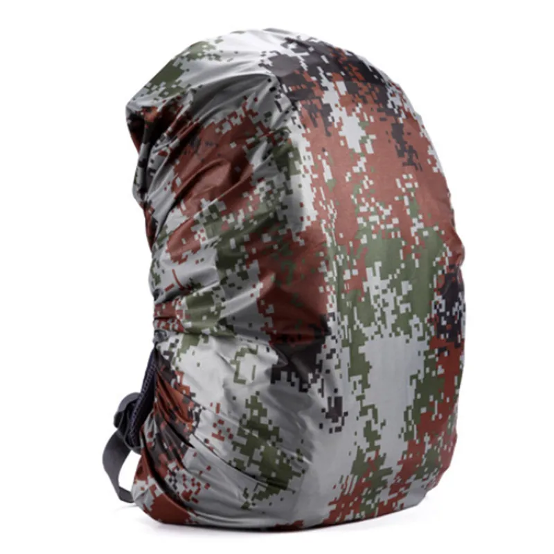 35L водонепроницаемый дождевик рюкзак с защитой от пыли Чехол портативный рюкзак дождевик пылезащитный чехол сумка для кемпинга Пешие прогулки путешествия - Цвет: Camouflage 1