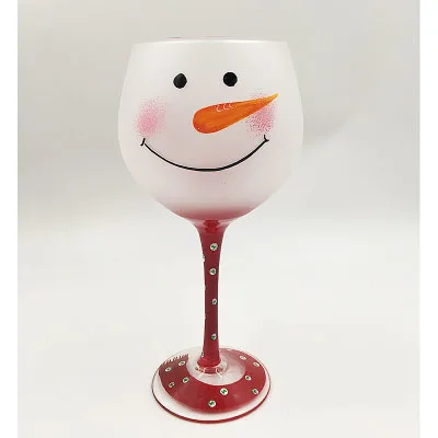 Европейский крашеный бокал для красного вина, большая Бытовая стеклянная посуда, индивидуальная Коктейльная чашка, креативный барный бокал для вина - Цвет: 80x220mm