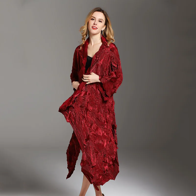 

New Velvet Jacket In Spring Of 2019 Pleated Crinkled Tidal Fashion New Coat