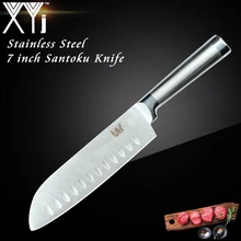 XYj нож из нержавеющей стали, кухонный нож в японском стиле, фруктовый нож Santoku, нож для нарезки хлеба и шеф-повара, Стальные Кухонные ножи, инструменты