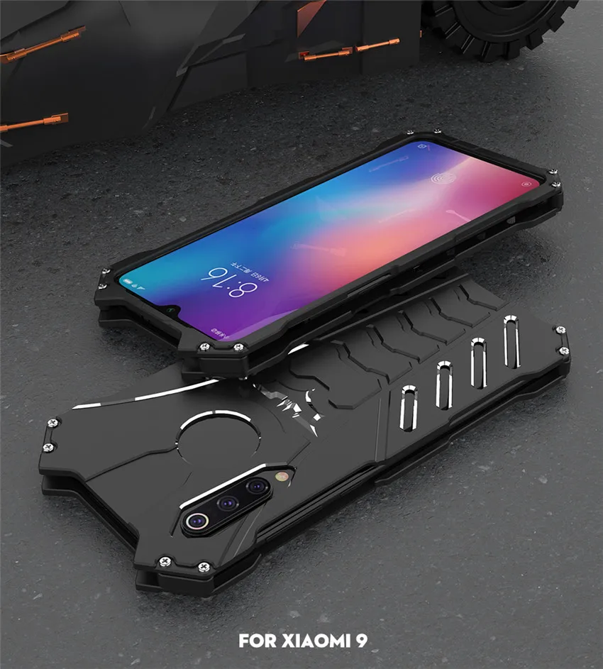 For Xiaomi Mi 9 Case R-JUST Batman Luxury Aluminium Metal Case For Xiaomi mi 9 mi9 Phone Cover Coque Xiomi Mi 9 (8)