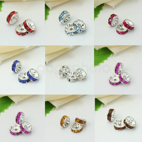 

Multi-colour 50 Pcs Spacer Bead DIY Necklace Bracelet Making