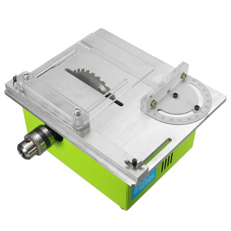 

DC 12-24V Mini Precision Table Saw DIY Wood Working Lathe Polisher Drilling Machine