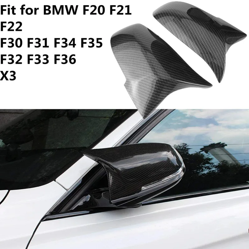 1 пара карбоновое зеркало заднего вида крышка Крышка для Bmw F20 F22 F30 F31 F32 F33 F36 F34 F35 боковое зеркало крышка отделка 51167292
