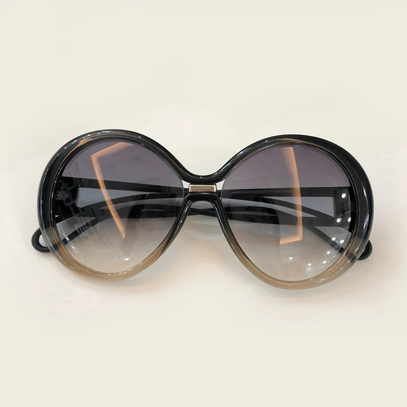 

Fashion Women Round Sunglasses 2019 High Quality Alloy Frame Shades UV400 Protection Gradient Lens Sun Glasses Oculos De Sol