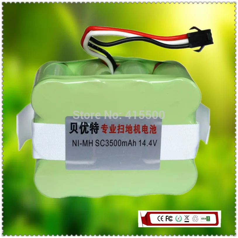 Reemplazo libre del envío automático Partes de aspirador xr510 xr510c xr510d 3500 mAh 3.5ah 14.4 V ni-mh 1 unid