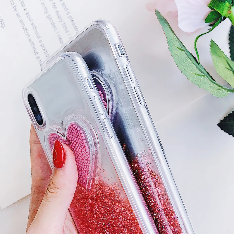 Чехол для Телефона iPhone 6 6s 7 8 Plus X XS 11 Pro Max с динамическими бусинами|Бамперы| |