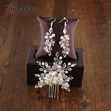 YouLaPan HP181 свадебная тиара Свадебные аксессуары для волос хрустальные свадебные расчески Свадебные украшения для волос Свадебная расческа для волос
