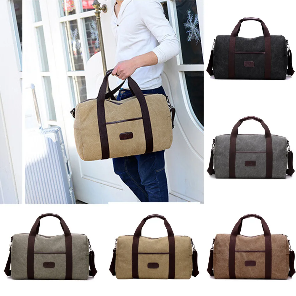 

Xiniu Men's Women's Messenger Shoulder Crossbody Bags Canvas Travel Tote
