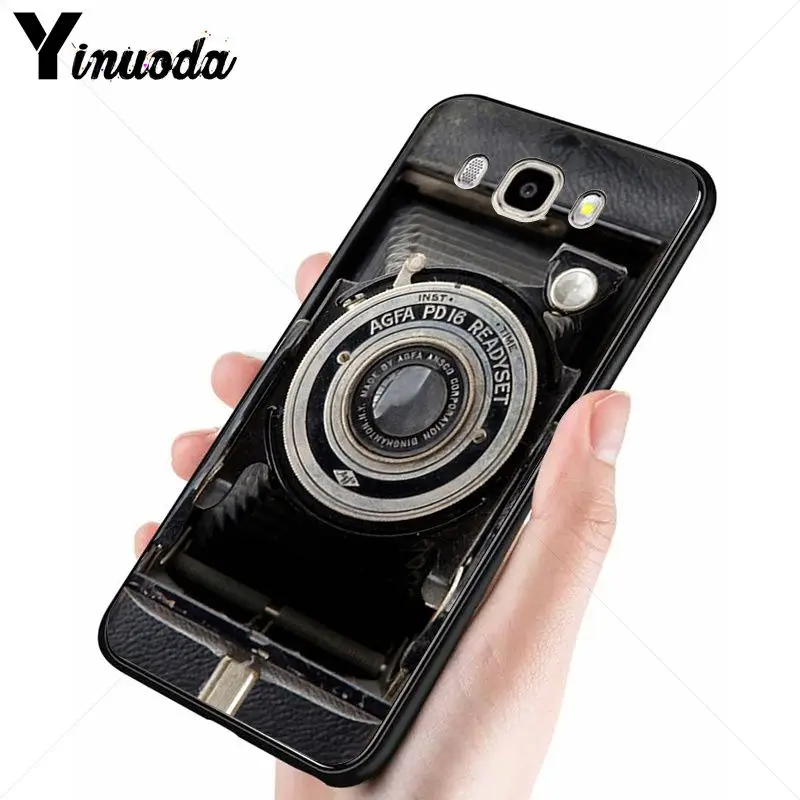 classic retro Black silver vintage camera Design