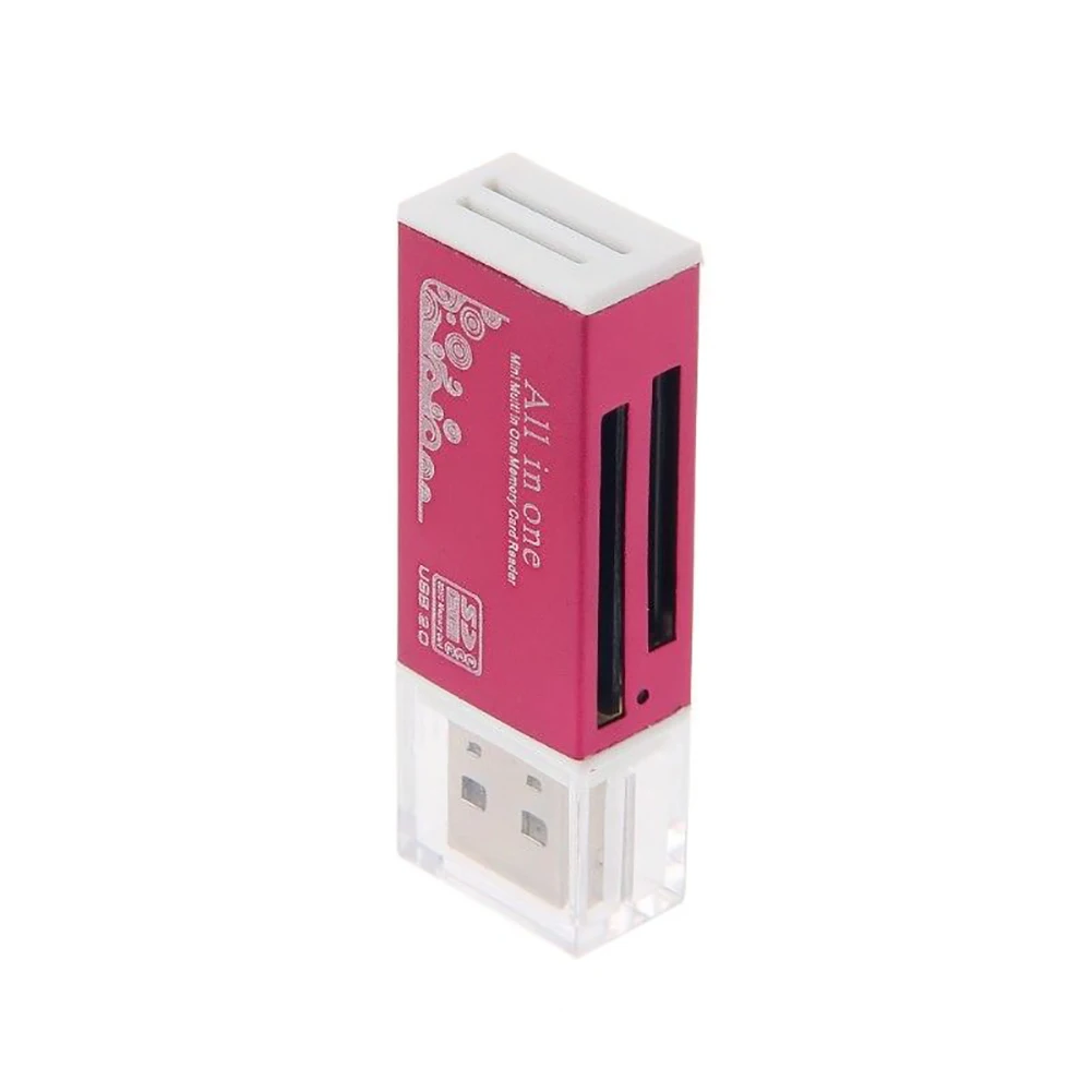 Оптовая продажа быстрая скорость USB 2,0 Multi Card Reader для SD/SDHC MMC TF MS M2