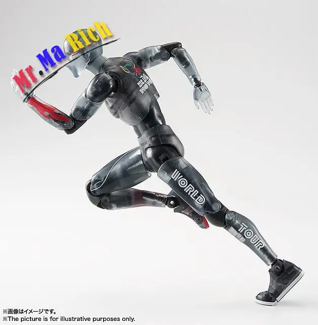 Оригинальный World Tour Corpo Kun & Body Chan Bjd Nero Trasparente Colore Ver. Azione ПВХ фигурка Da Collezione модель