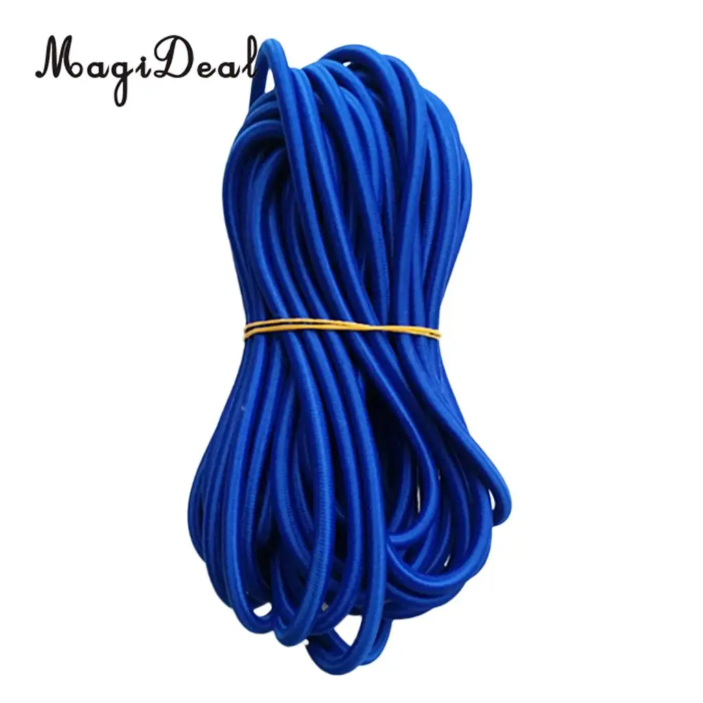 Heavy Duty 5mm 75m Round Rubber Elastic Shock Cord Bungee Rope Tie Down Boat 