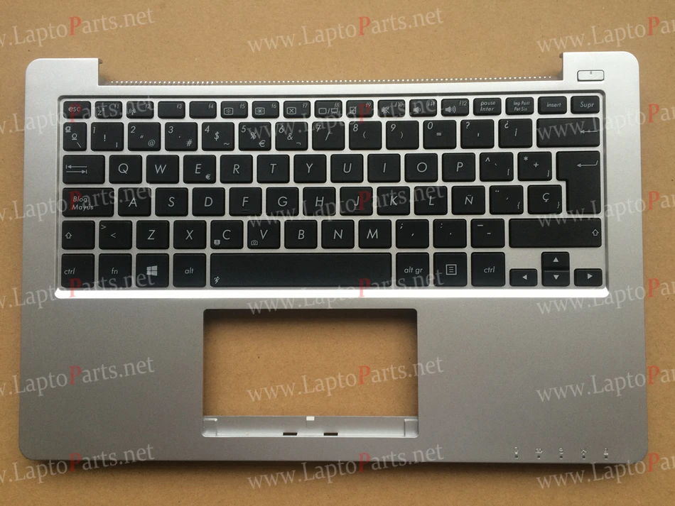 

New keyboard SP Spain for ASUS X201 X201E X202 biack or white With the silver C case SP Spain laptop keyboard