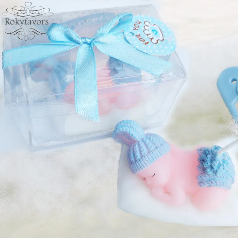 

30PCS Sleeping Baby Candle Favors Baby Shower Pink/Blue Angel Candle Favors Birthday Party Gifts Baptism Keepsake