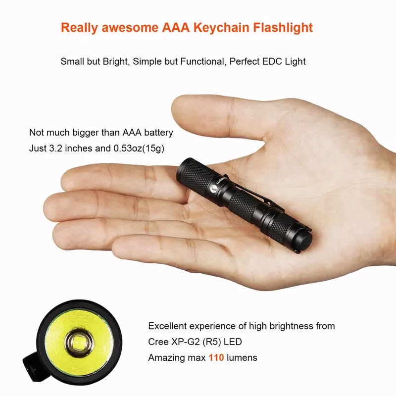 LUMINTOP Tool AAA portable mini LED keychain flashlight (6)