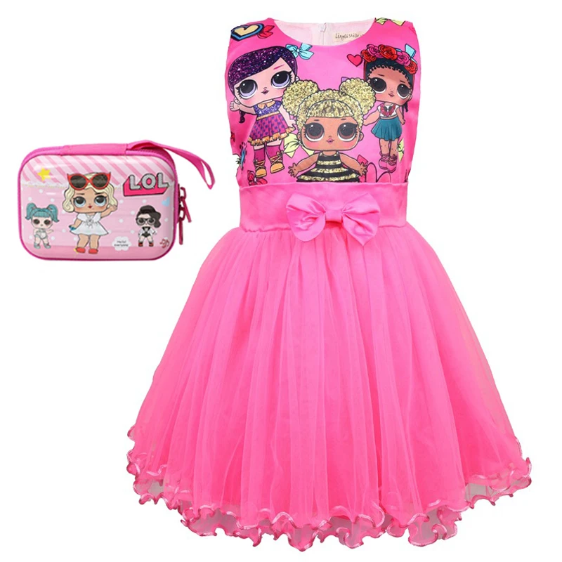 

Kid Dresses for Girls Summer LoI Dress Birthday Party Lace Princess Dress Halloween Christmas Toddler LoI Doll Clothes Vestidos