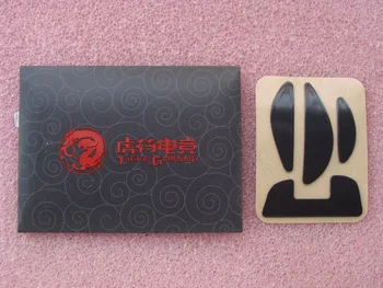 

Original Tiger gaming Mouse Feet/skate For Logitech G700/G700S 0.6mm FTPE Teflon Black 3 types for choice free shipping