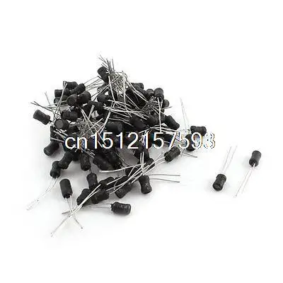 

100Pcs 4.7mH 100mA 10% Tolerance Radial Coil Choke Inductor 5mm x 6mm