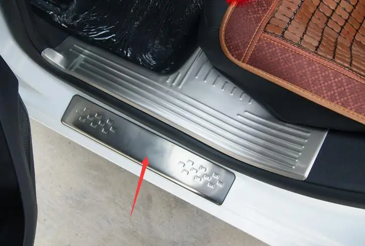 Аксессуары для Peugeot 206 207 2008 307 308 3008 301 408 4008 508 Накладка на порог наклейка|Наклейки