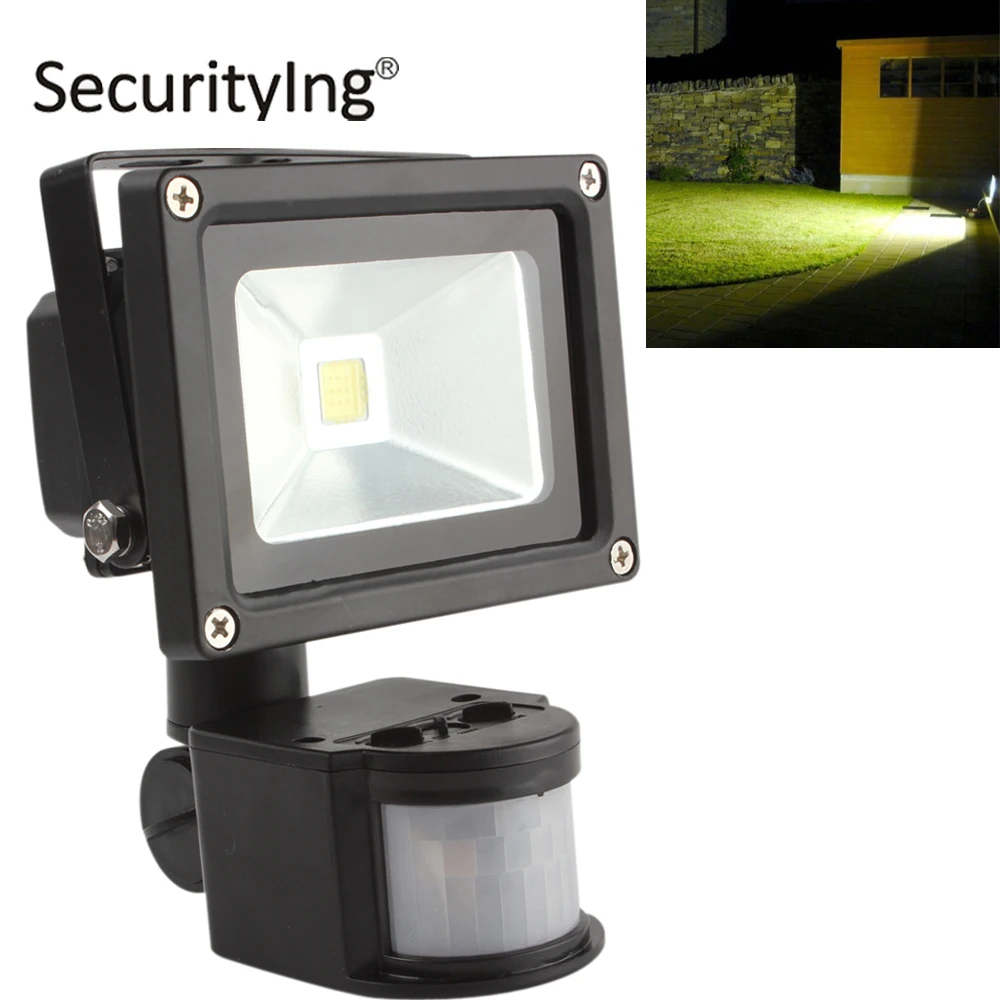 20W AC 85 265V LED Flood Light PIR Infrared Body Motion Sensor