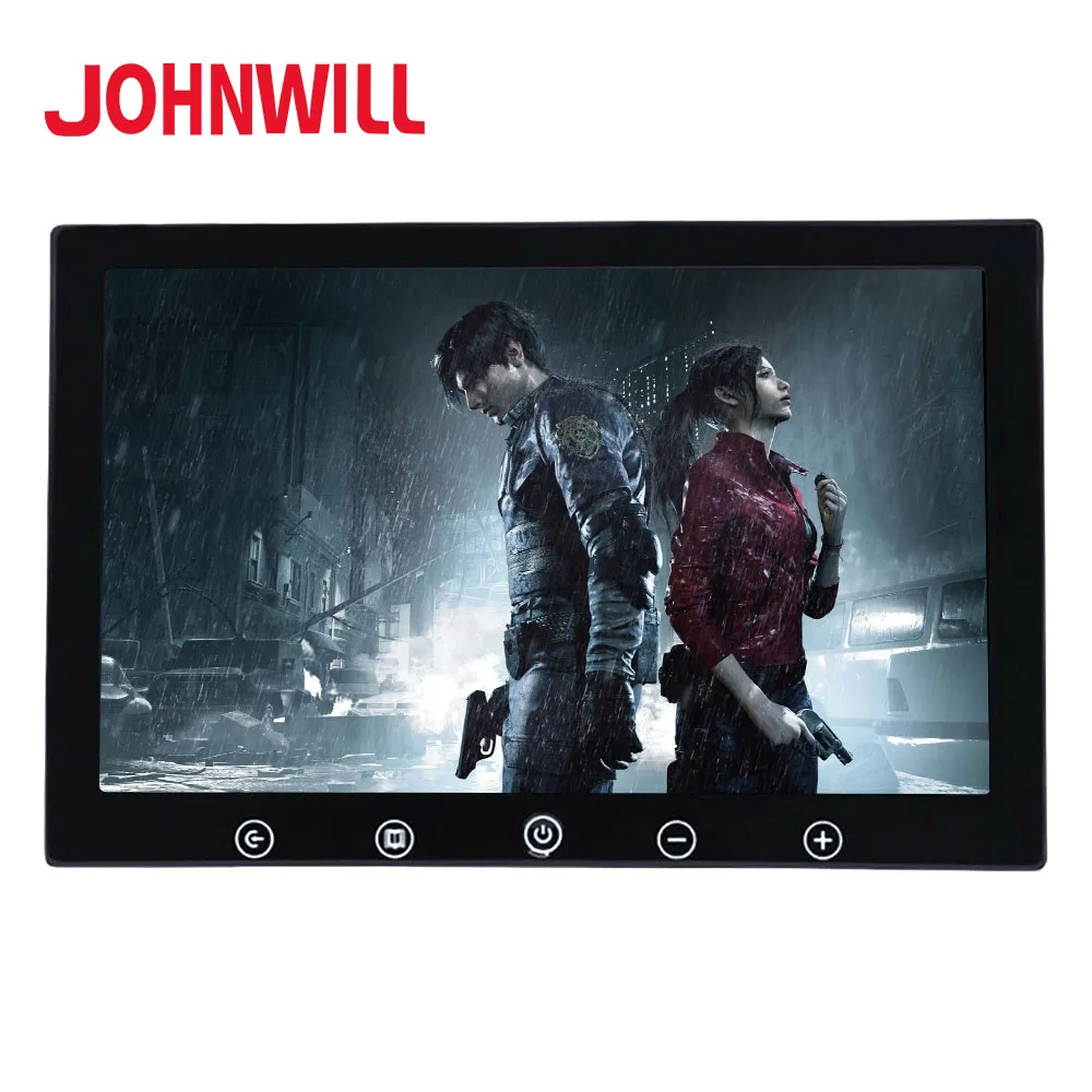 7/10.1 inch 1024x600 Resolution TFT LCD Screen AV Car Protable Display Built in Speaker VGA/HDMI/AV Video Input