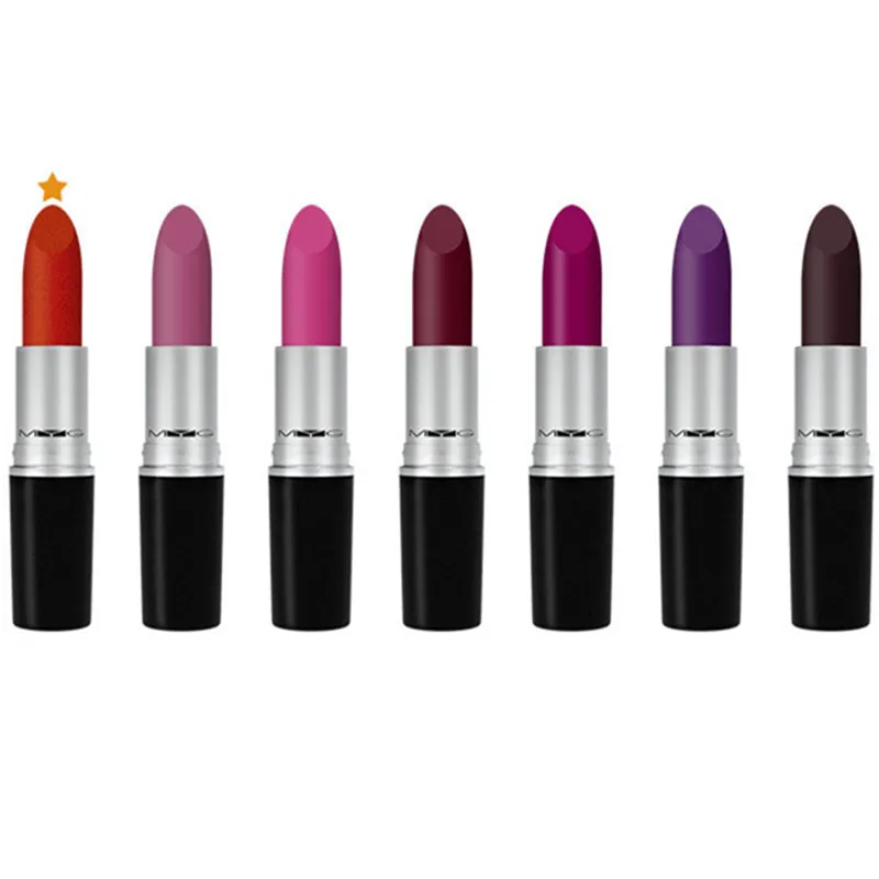 Matte lipstick lip golss red lip stick lipstick matte lips makeup batom waterproof nude lipstick