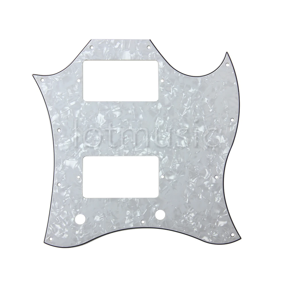 Гитарная гитара ra Pickguard Scratch Plate HH для SG Стандартные запчасти Замена 3 слойный