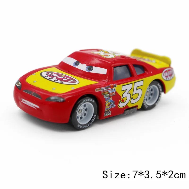 Дисней Pixar тачки 3 2 игрушки Молния Маккуин король Холли Франческо матер 1:55 литья под давлением металлический сплав модель автомобиля детский подарок игрушка для мальчика - Цвет: No.35