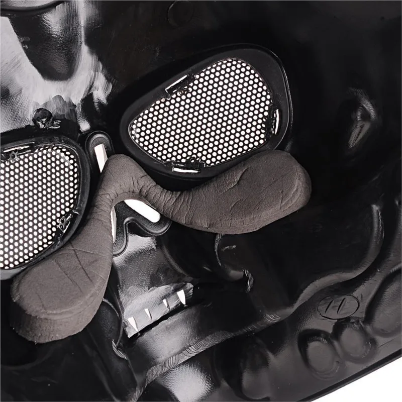 Терминатор T800 череп тактический маска Airsoft Mesh CS аксессуары для игры в войну Косплэй армия анфас маски для пейнтбола