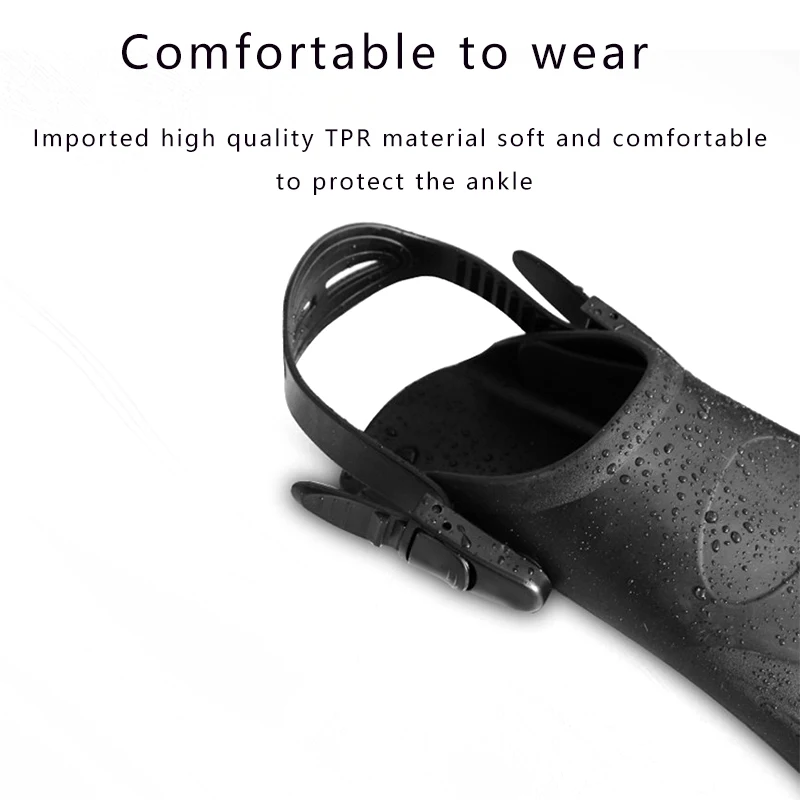Palmes de plongée professionnelles adultes chaussures de natation réglables en Silicone long Submersible pied de plongée monofin palmes de plongée - 5